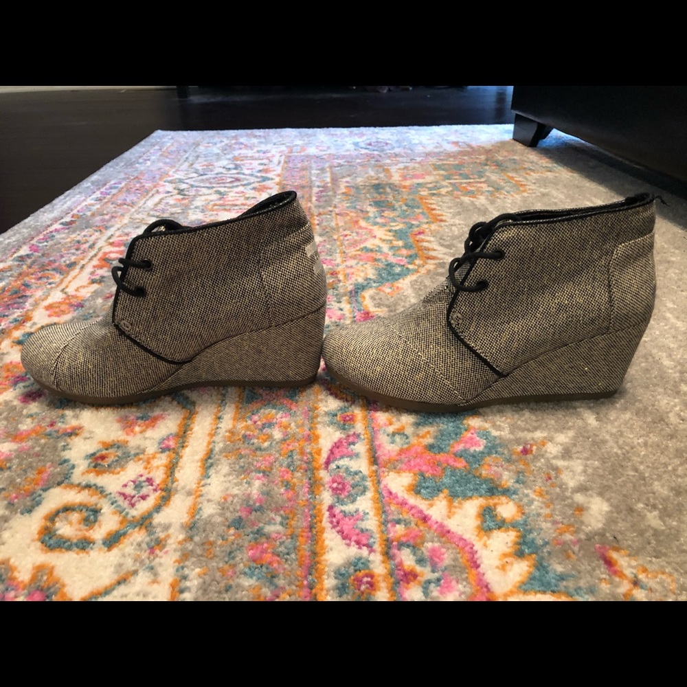 TOMS Wedge Bootie